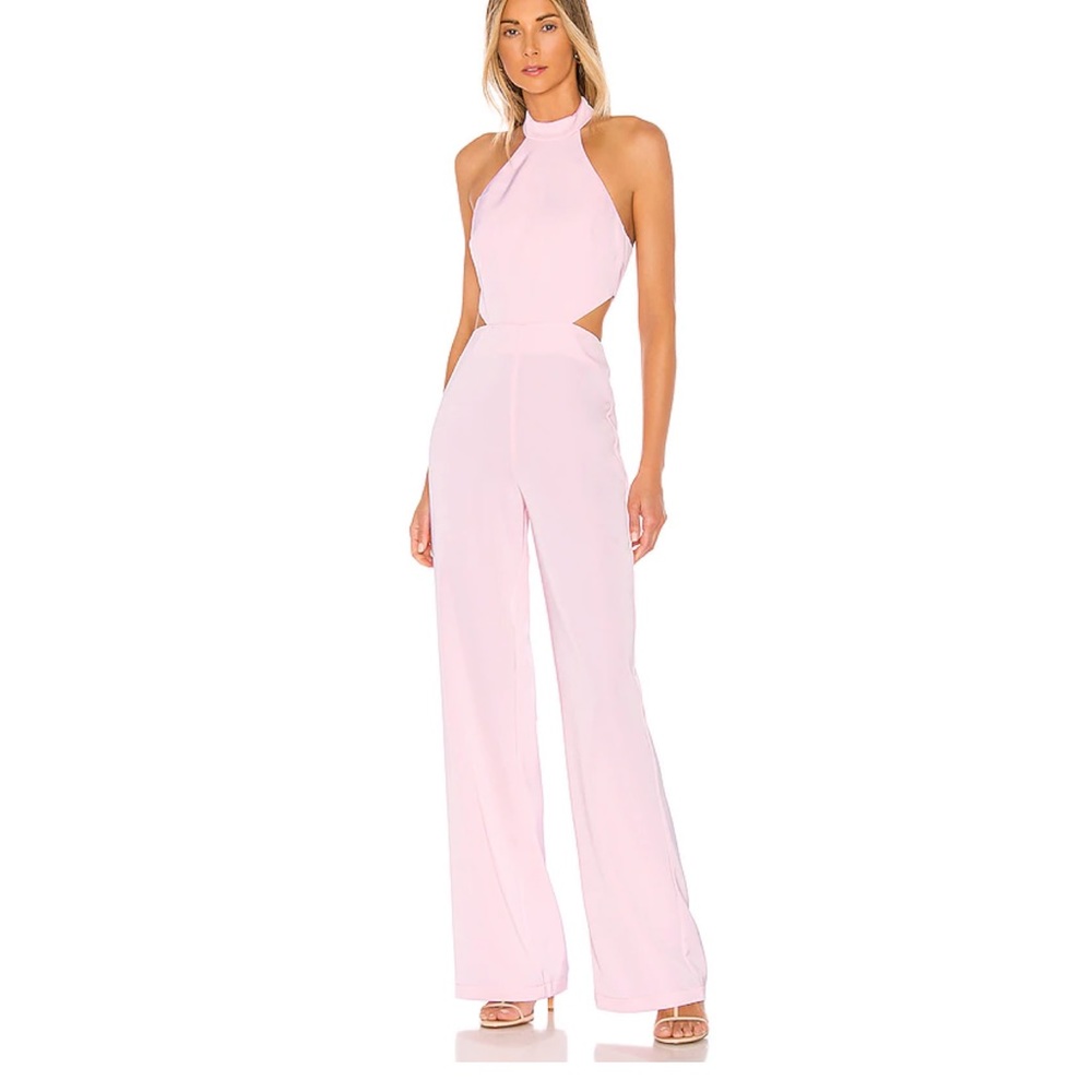 x Naven Olivia Jumpsuit in Lt Lotus Pink